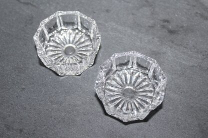 2 vintage Glas-Eierbecher – Bild 4