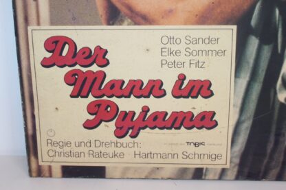 Riesiges antikes Kino-Plakat "Der Mann im Pyjama" - 1980er – Bild 2