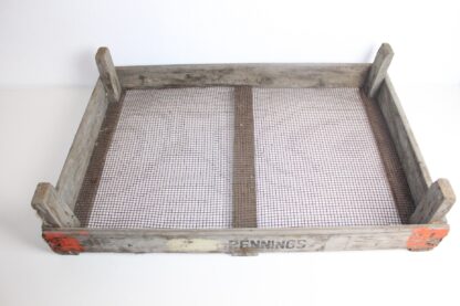 Antikes Erntesieb | Obstkiste "Pennings" – Bild 2