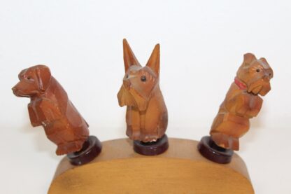 3-teiliges Barset "Hunde" | vintage – Bild 2