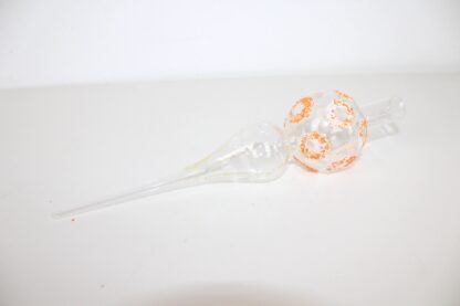 Vintage Weihnachtsbaumspitze transparent mit Rot – Bild 4