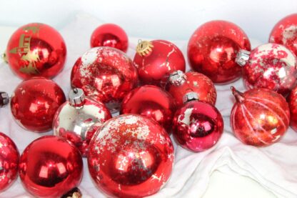 Konvolut Rote Christbaumkugeln | 26 Kugeln | – Bild 4