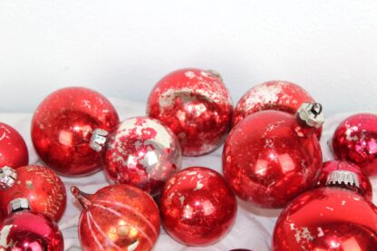 Konvolut Rote Christbaumkugeln | 26 Kugeln | – Bild 6