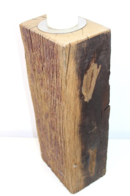 Kerzenständer | Eiche | Fachwerk | antik – Bild 6