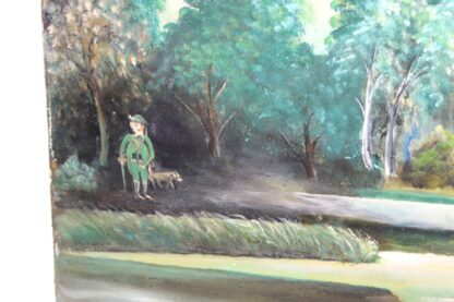 Gemälde auf Holz "Landschaft" | vintage – Bild 6