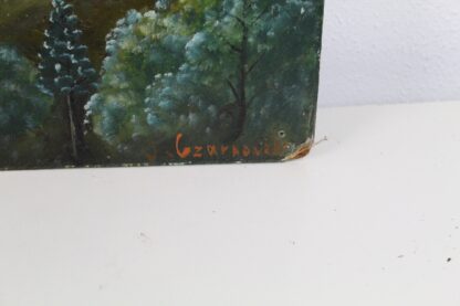Gemälde auf Holz "Landschaft" | vintage – Bild 5