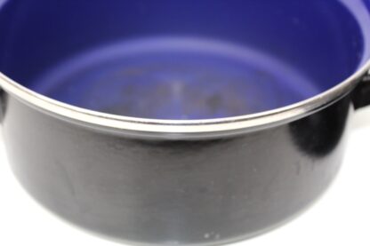 Toller Emaille-Topf -- vintage schwarz – Bild 5