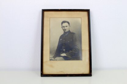 Antikes Bild Soldat | Vintage | 30 er Jahre | Holzrahmen