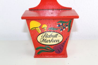 Wandbox | Rabattmarken | rot | zum aufhängen | vintage – Bild 2