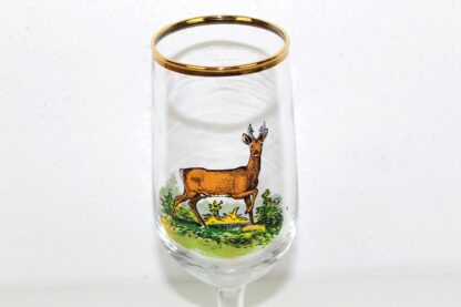 Handbemaltes Glas mit Jagdmotiv – Bild 3