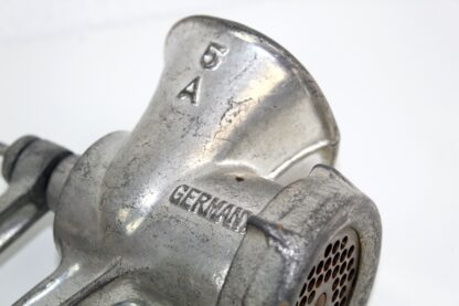 Fleischwolf | Jupiter | Metall | Holzgriff | 1940 | vintage – Bild 2