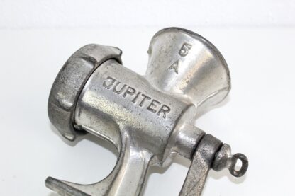 Fleischwolf | Jupiter | Metall | Holzgriff | 1940 | vintage – Bild 7