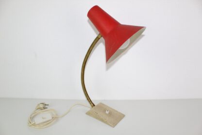 Schwanenhals Tischlampe | Metall | Messing | 1950 | Vintage – Bild 8