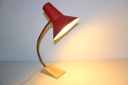 Schwanenhals Tischlampe | Metall | Messing | 1950 | Vintage – Bild 2