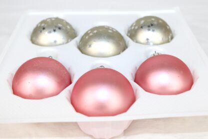 6 vintage Weihnachtsbaumkugeln | 5 cm – Bild 7