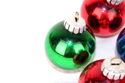 4 vintage Weihnachtsbaumkugeln | 6 cm – Bild 5