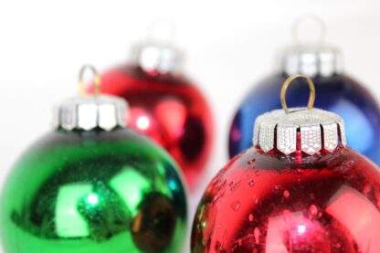 4 vintage Weihnachtsbaumkugeln | 6 cm – Bild 7