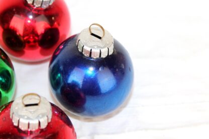 4 vintage Weihnachtsbaumkugeln | 6 cm – Bild 6