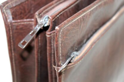 Aktentasche aus braunem Leder | vintage – Bild 5