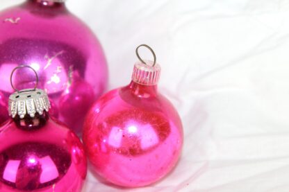Vintage Christbaumkugel | Pink | 70er | Glas – Bild 4