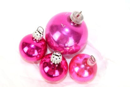 Vintage Christbaumkugel | Pink | 70er | Glas – Bild 6