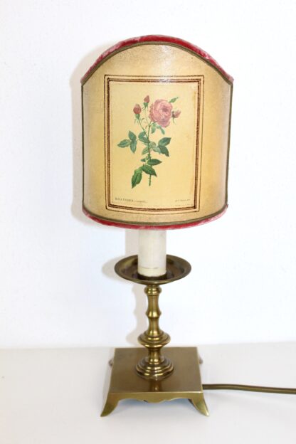 Tischlampe mit Messingfuß – Bild 3