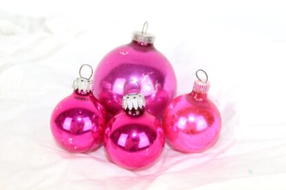 Vintage Christbaumkugel | Pink | 70er | Glas – Bild 2