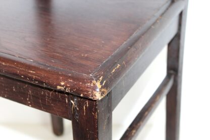 Stuhl aus edlem dunklen Holz – Bild 4