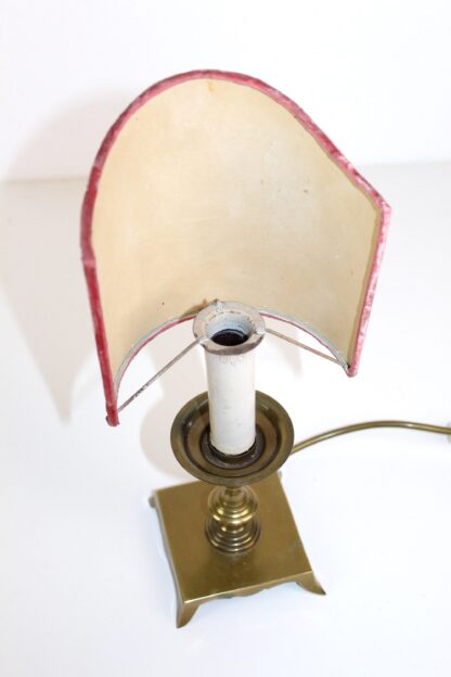 Tischlampe mit Messingfuß – Bild 6