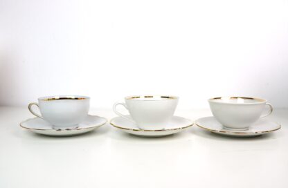 Tasse mit Untertasse | Goldrand | Vintage – Bild 5