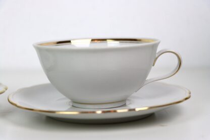 Tasse mit Untertasse | Goldrand | Vintage – Bild 7