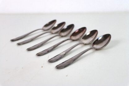 6 Teelöffel Auerhahn | 90er Silberauflage | Vintage – Bild 5