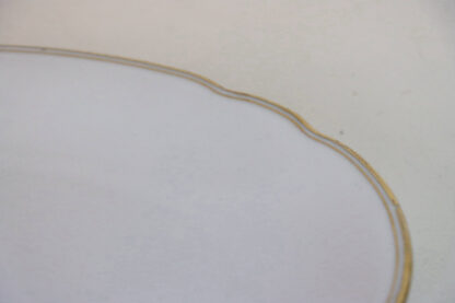 Servierplatte klein | Goldrand  | vintage – Bild 5