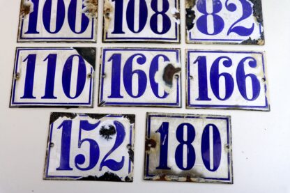 Antikes Emailleschild | Hausnummer | vintage – Bild 4