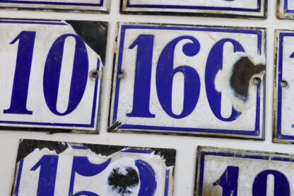 Antikes Emailleschild | Hausnummer | vintage – Bild 9
