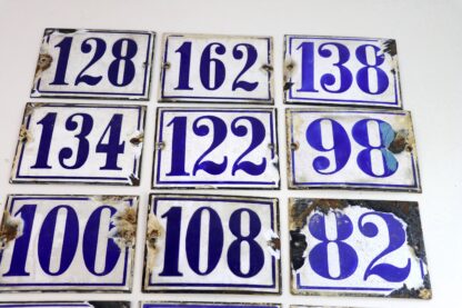 Antikes Emailleschild | Hausnummer | vintage – Bild 2