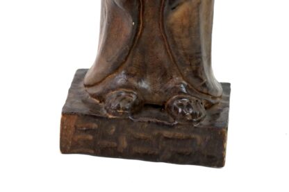 Handgeschnitzte Jesusfigur aus massivem Holz | vintage – Bild 5