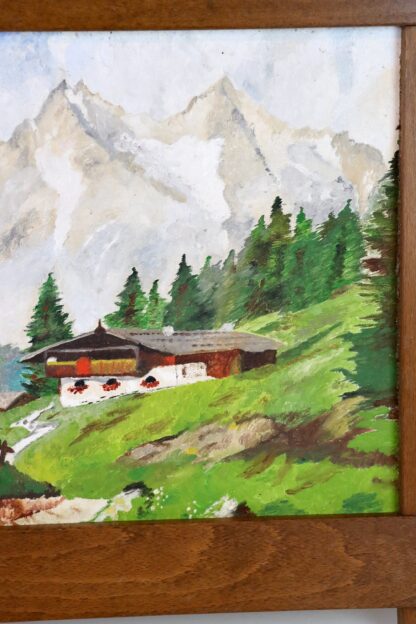 Bild "Haus in den Alpen" | Holzrahmen – Bild 4