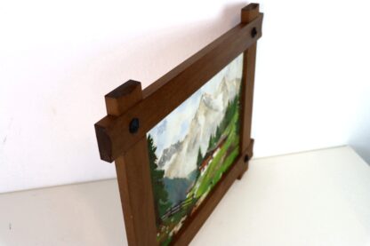 Bild "Haus in den Alpen" | Holzrahmen – Bild 2