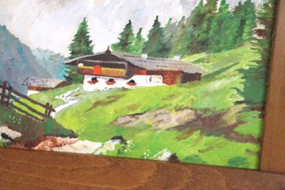 Bild "Haus in den Alpen" | Holzrahmen – Bild 6