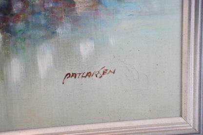 Acrylgemälde im Rahmen | abstrakt | Patricia Larsen | vintage – Bild 4