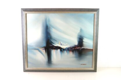 Acrylgemälde im Rahmen | abstrakt | Patricia Larsen | vintage