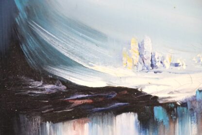 Acrylgemälde im Rahmen | abstrakt | Patricia Larsen | vintage – Bild 5