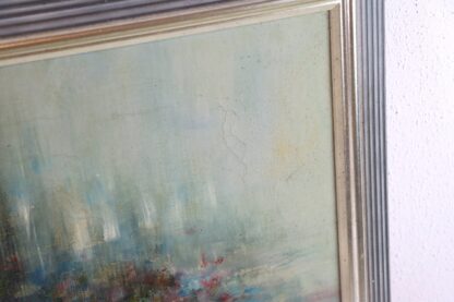 Acrylgemälde im Rahmen | abstrakt | Patricia Larsen | vintage – Bild 3