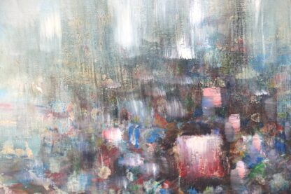 Acrylgemälde im Rahmen | abstrakt | Patricia Larsen | vintage – Bild 6
