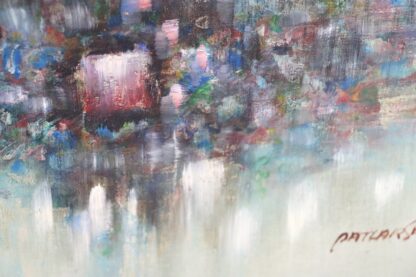 Acrylgemälde im Rahmen | abstrakt | Patricia Larsen | vintage – Bild 10
