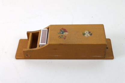 Streichholzspender | Holz | vintage – Bild 5