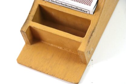 Streichholzspender | Holz | vintage – Bild 4