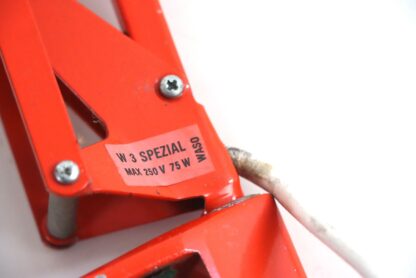 Architektenlampe | Waso Ledu W3 Spezial | orange | vintage – Bild 9