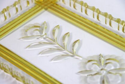 Vintage Stollenplatte aus Glas | Walther-Glas – Bild 3